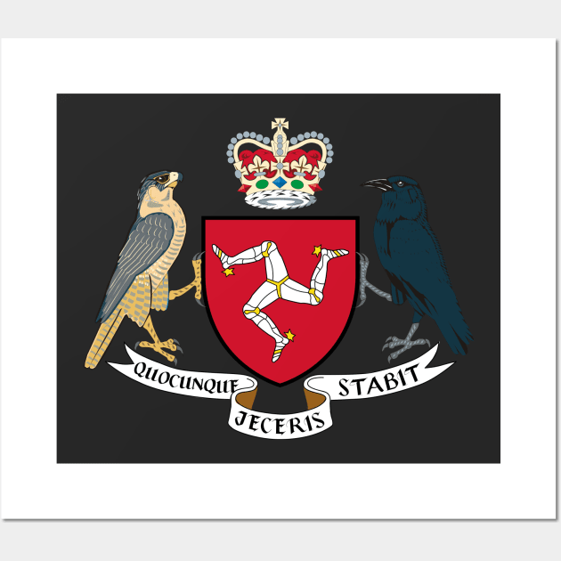 Coat of arms of the Isle of Man Wall Art by Flags of the World